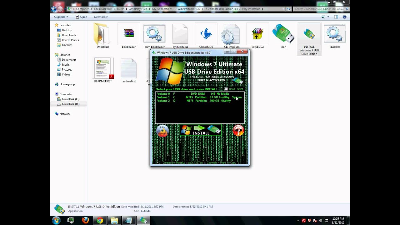 Windows xp - usb stick edition - 60 mb download
